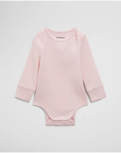 Country Road - Long Sleeve Envelope Rib Bodysuit