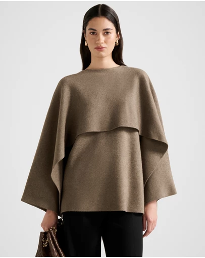 Forever New - Tabitha Knitted Cape