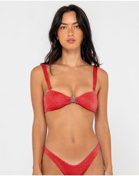 Rusty - Shimmy Bralette Bikini Top