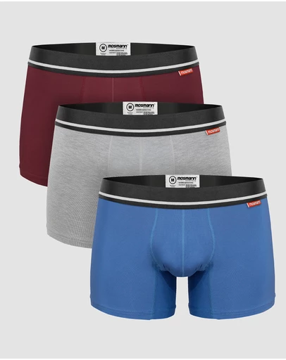 Mosmann - 3-Pack Bamboo Trunks - Atlas