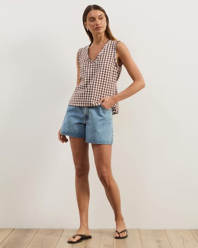 Chocolate Gingham