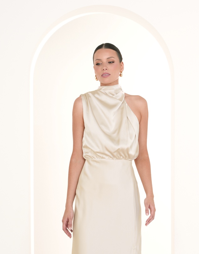 Pilgrim - Como High Neck Midi Dress
