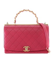 Pre-Loved by Azura Reborn - Pre-Loved Medium Quilted Lambskin La Parisienne Flap