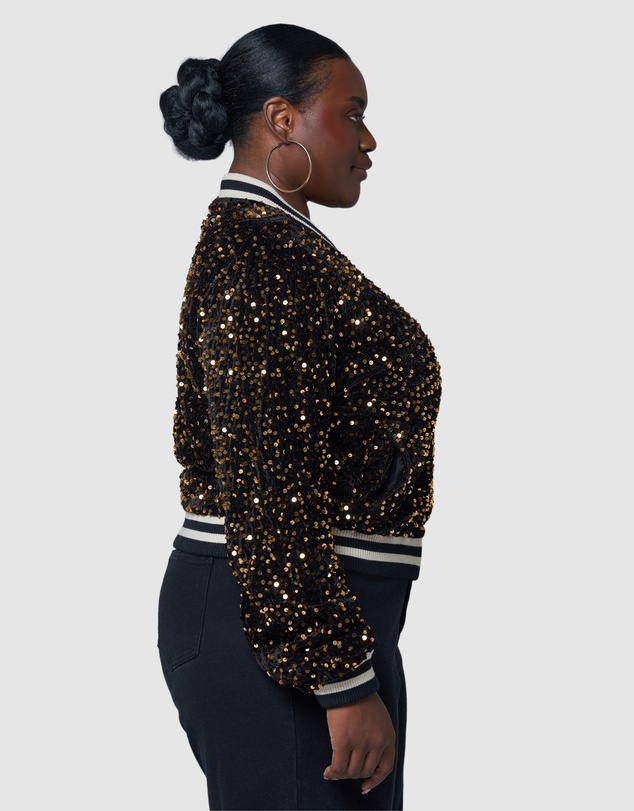 Sunday In The City - Sunday Girl Sequin Bomber