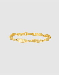 HOUSE OF SLANI - Textured Amara Gold Bracelet