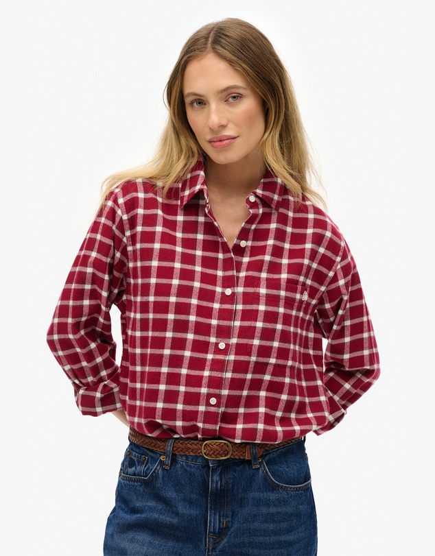 Superdry - Check Flannel Boyfriend Shirt