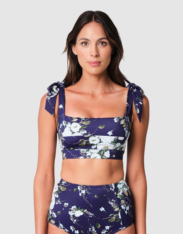 UNE PIECE - Classic Square Neck Bralette Bikini Top