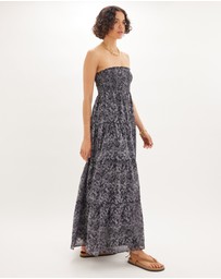 Amelius - Diane Batik Print Maxi Dress