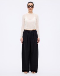 Minima Esenciales - Lowen Barrel Leg Suit Pants
