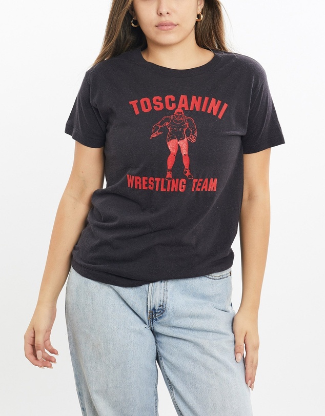Vintage by The Real Deal - Pre Loved - Vintage 80s Toscanini Wrestling Team Tee