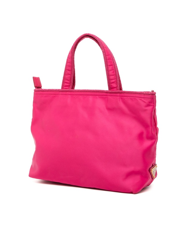 Pre-Loved by Azura Reborn - Pre-Loved Tessuto Canapa Logo Bow Satchel