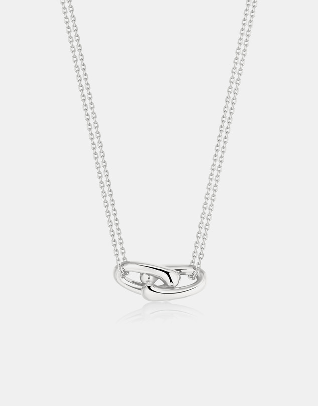 Ania Haie - Silver Interlocked Necklace