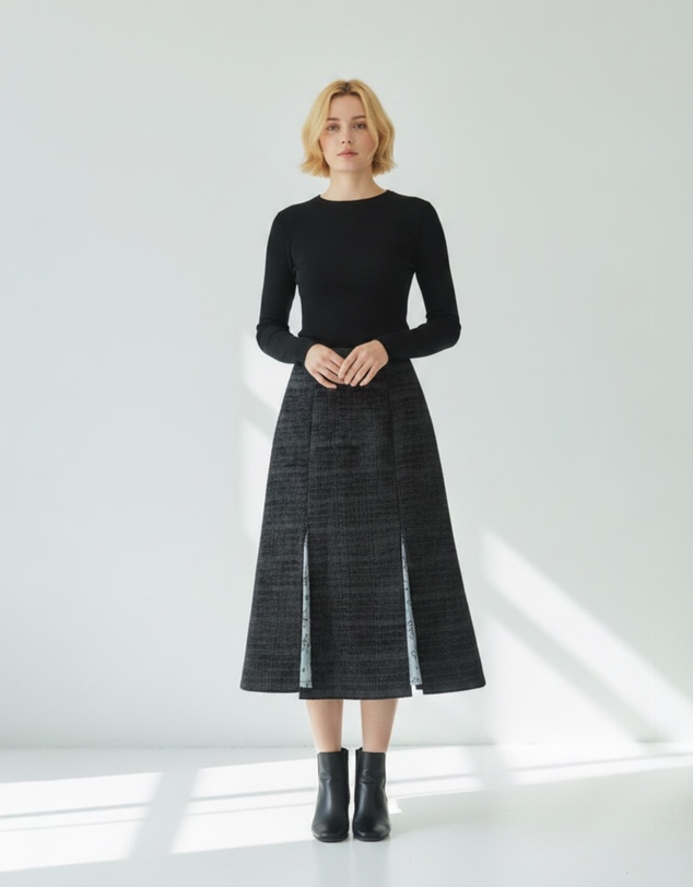 Mossée - Etta Winter Layered Skirt
