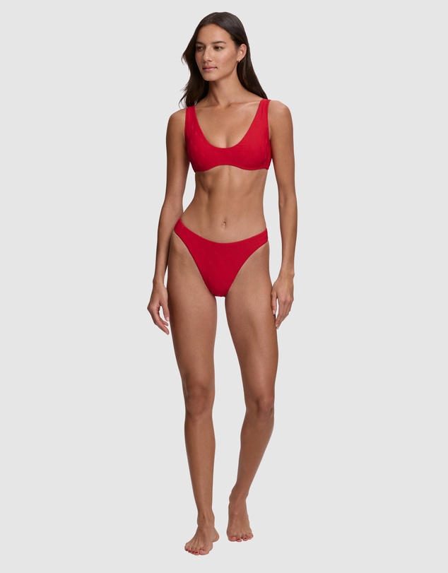 Polo Ralph Lauren - Logo Jacquard High Leg Bikini Bottom