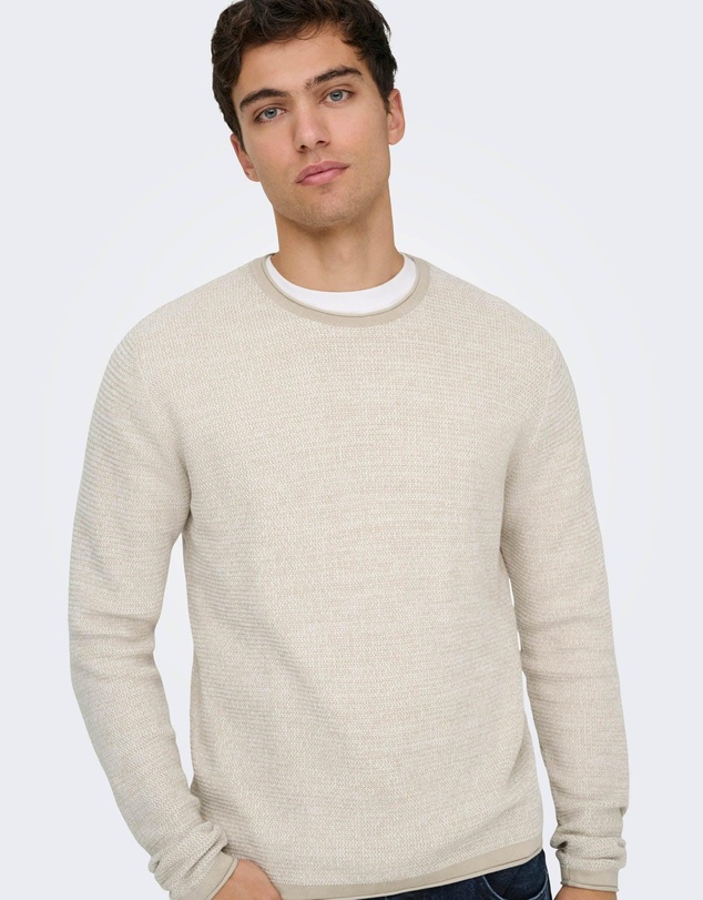 Only & Sons - Eric Structured Knit Pullover