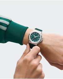 adidas Originals - Expression Three Steel Green Silicone Watch