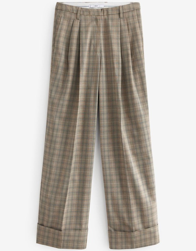 NEXT - Wide Leg Turn-Up Trousers