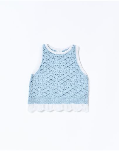 Blue and White
