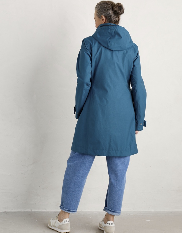 Seasalt - Seasalt Cornwall Teal Coverack Coat II