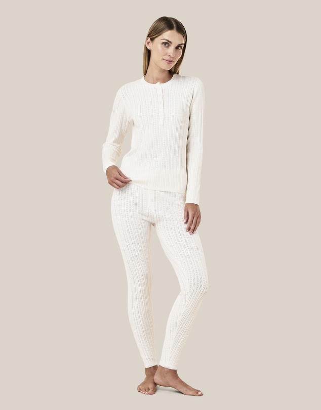 Papinelle - Olivia Pointelle Full Length Legging
