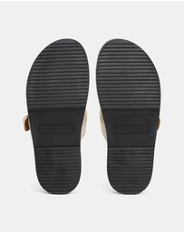 Tommy Hilfiger - Leather Sporty Mules - Women's