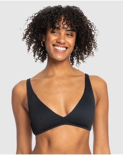 Roxy - Womens Rib Roxy Love Bikini Top