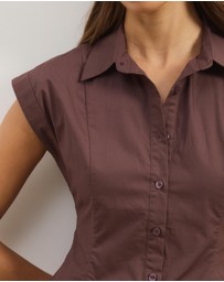 Atmos&Here - Ilyra Cap Sleeve Shirt