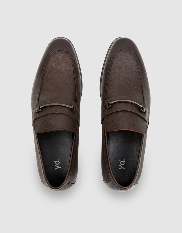 yd. - Riccardo Textured Leather Loafer