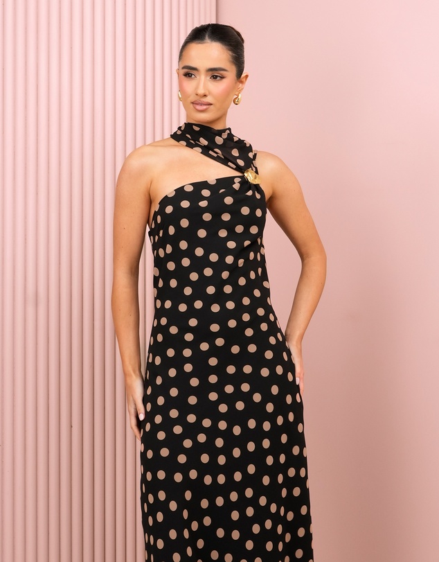 Azzurielle - Collins Scarf Maxi Dress