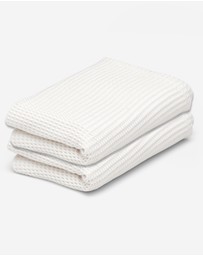 Ettitude - Waffle Bath Sheets