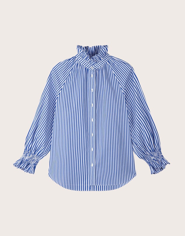IDA+S - Lily Stripe Flounce Top