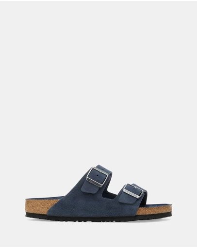 Birkenstock - Arizona SFB Tonal Footbed Suede Leather Narrow - Unisex