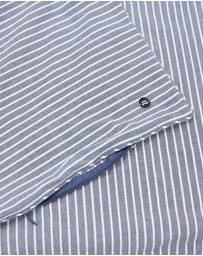 Sheet Society - Leo Washed Cotton Stripe Quilt Cover Set