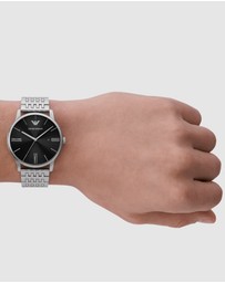 Emporio Armani - Silver Tone Analogue Watch