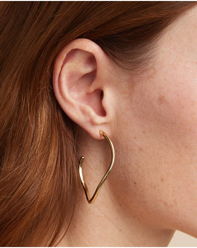 Astrid & Miyu - Infinite 18ct Gold Plated Hoops