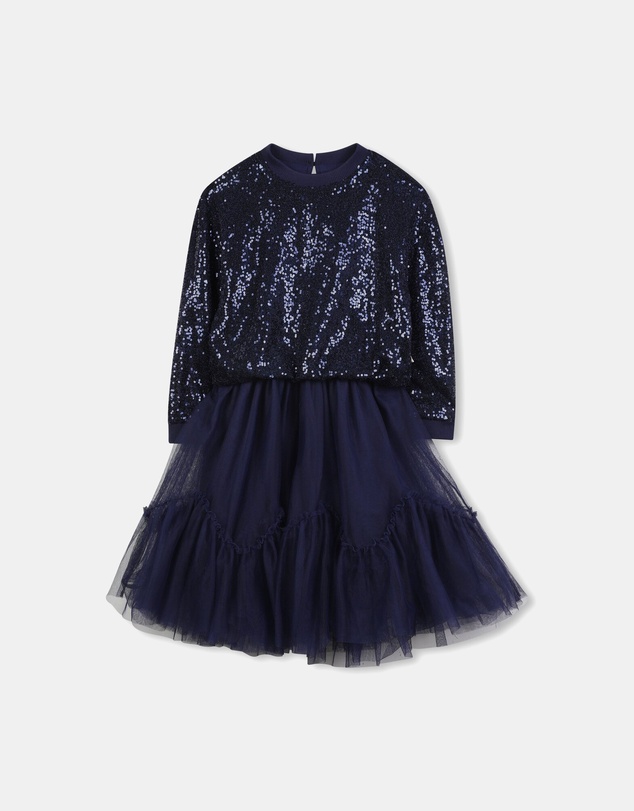 Billieblush - Sequin-Embellished Tulle Dress - Kids-Teens