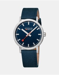 Mondaine - Mondaine Official Swiss Railways Classic Deep Blue Watch