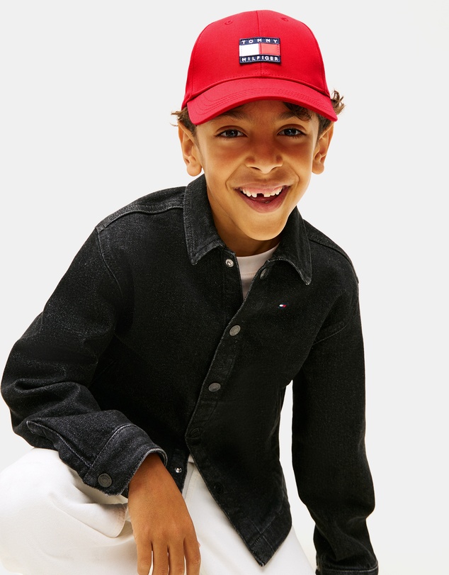 Tommy Hilfiger - Heritage Logo Twill Baseball Cap - Kids