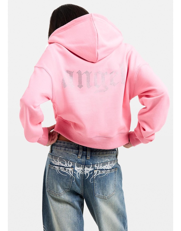 Neon Hart - Script Zip Through Hoodie