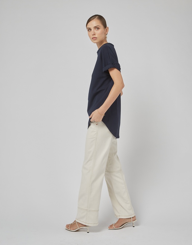 DRICOPER DENIM - Slouchy Navy Tee