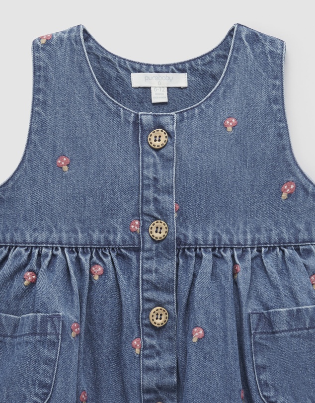 Purebaby - Embroidered Pinnie -Kids-Babies