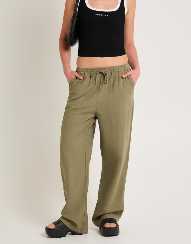 Subtitled - Kai Linen Draw Pant