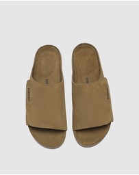 EVERAU - EverAU Ugg Justice Men Cow Suede Upper Sandals