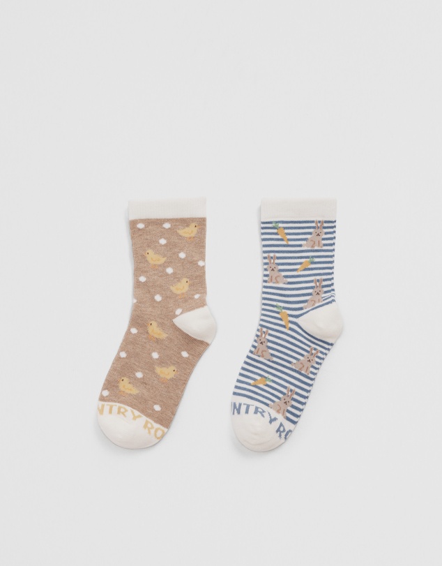 Country Road - Easter Sock Pack Of 2