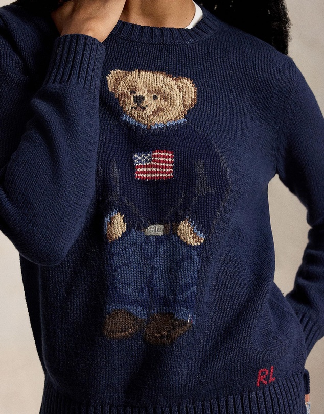Polo Ralph Lauren - Polo Bear Cotton-Linen Sweater - The ICONIC Exclusive