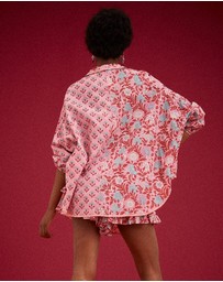 KINGA CSILLA - Kamala Block Print Chalm Shirt