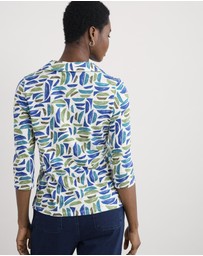 Seasalt - Seasalt Cornwall Green Wavecrest Shirt
