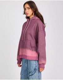 ONE TEASPOON - Smiley Batwing Hoody - Pink