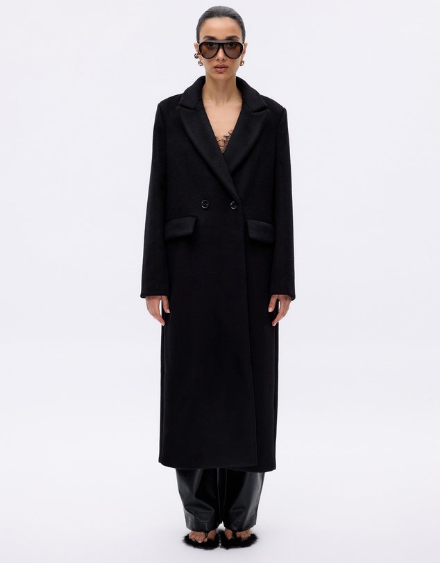 Minima Esenciales - Maren Brushed Wool Long Coat