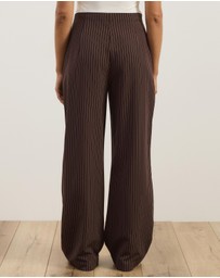 Atmos&Here - Vaila Tailored Wide Leg Pants